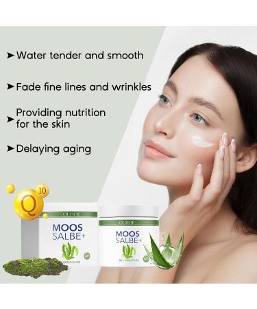 100G Moss Ointment Plus winner of the wrinkle test for moss ointment for the face antiwrinkle moss cream for the face active skinrepairing moss ointment antiwrinkle cream - Buy Online on GoSupps.com