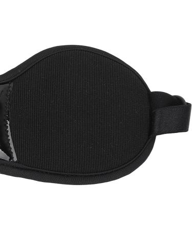 Black Soft Polyester Magnet Blindfold for Comfortable Home Use - Adjustable Size - Buy Online on GoSupps.com