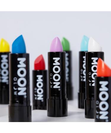 Moon Glow Neon UV Lipstick - Bright Pastel Colors that Illuminate Under UV Light | 5 Piece Set - Buy Online on GoSupps.com