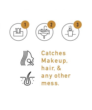 SINKARMOR Premium Barber Plastic Sink Guards - Disposable Beard Trimmer Apron Cape Alternative - 20 Count - Buy Online on GoSupps.com