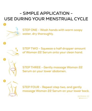 Organic Menstrual Pain Relief Serum | Fast Acting Cramps & Bloating Relief | Massage for Lower Abdomen & Back - Buy Online on GoSupps.com