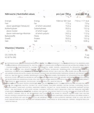 1Meal Cacao Protein Bar 16 Pack | High Protein Fiber-Rich No Added Sugar Vitamins D3 & K2 | Delicious & Fulfilling Snack - Buy Online on GoSupps.com