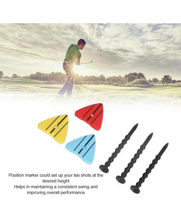 Height-Adjustable Golf Tees Set | Golf Ball Position Marking & Training Accessories for Improved Performance - Buy Online on GoSupps.com