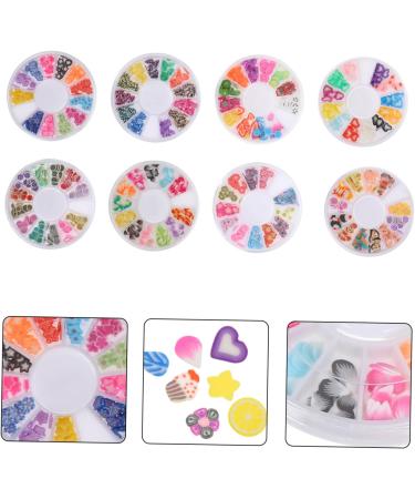 minkissy 32 Boxes Soft Pottery Nail Art Accessories Nail Tech Accessories Cane Accessories Fruit Pattern Nail Art Patches Fruit Embellishments Nail Jewels Boxed 3d Polymer Clay Nail Flakes - Buy Online on GoSupps.com