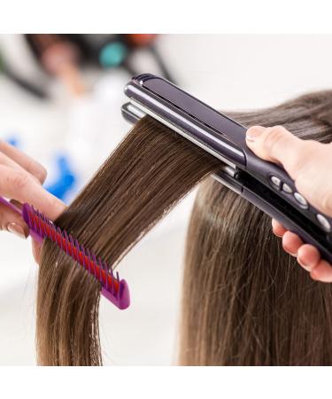 3-Piece Teasing Comb Set: Carbon Lift Teasing Combs, Rat Tail Comb, Nylon Bristle Hair Brush - Black & Rose Red - Buy Online on GoSupps.com