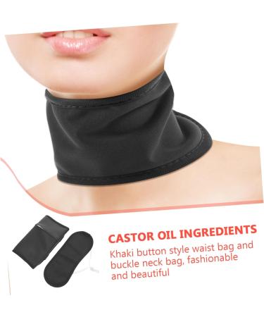 BEBEMOKO 1set Reusable Castor Oil Packs for Neck Soft LeakProof Essential Oil Wrap for Improved Sleep Relaxation for Home Use - Buy Online on GoSupps.com