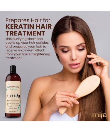 Deep Cleansing Shampoo | Clarifying Shampoo for All Hair Types | Removes Residue & Product Build Up | Ideal for Keratin Treatment | 16.9 Fl Oz - Buy Online on GoSupps.com