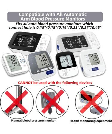 Buy XXXL Blood Pressure Cuff (9 -26 /22-66CM) - Compatible with Omron BP Monitor - Extra Large Replacement Cuff for Big Arms - 6 Connectors Included - Buy Online on GoSupps.com