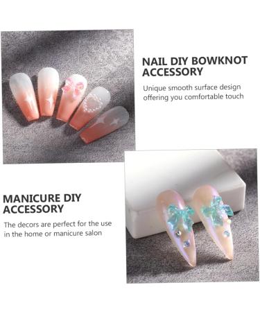 Abaodam 2 Boxes Nail Art Accessories Woman Nail Diy Accessory Bowknot Nail Art Scrapbooking Charm Nail Art Charms Nail Art Stickers Diamond Nail Charm 3d Flat Bottom Nail Resin Gem - Buy Online on GoSupps.com