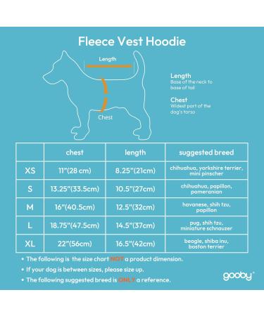 Gooby Fleece Vest Hoodie Dog Sweater - Purple XL | Warm Pullover with O-Ring Leash | Winter Hooded Sweater for Small & Medium Dogs - Buy Online on GoSupps.com