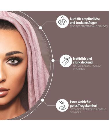 Anesthesia Colored Contact Lenses - Addict Gray (-2.50 Diopter) | Monthly Strongly Covering Lenses for Dark Eyes | Natural Look | 6-Month Wear - Buy Online on GoSupps.com