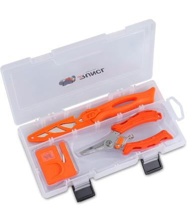 RUNCL Fishing Fillet Knife Combo Set with Sharpener, Pliers, and Tackle Box - 4pc Fishing Tools Kit - Buy Online on GoSupps.com