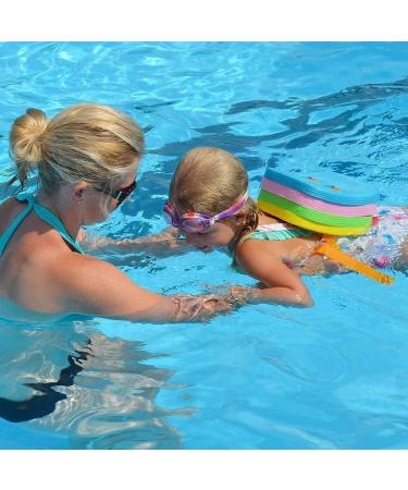 Adjustable Back Float Safety Swim Trainer for Kids - Secure Clip Buckle, Progressive Swim Floaties for Children - Pool Lesson Essential - Buy Online on GoSupps.com
