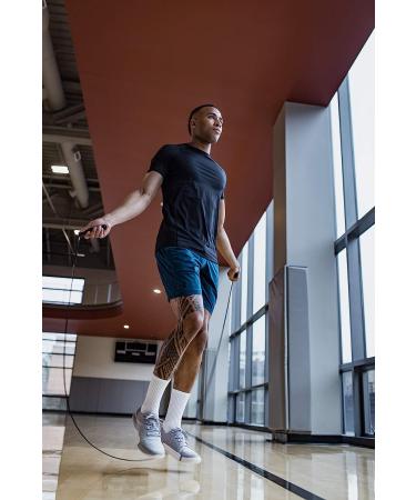 Under Armour Adult Cotton Crew Socks - 6 Black/Gray Pairs (Size Large) - Buy Online on GoSupps.com