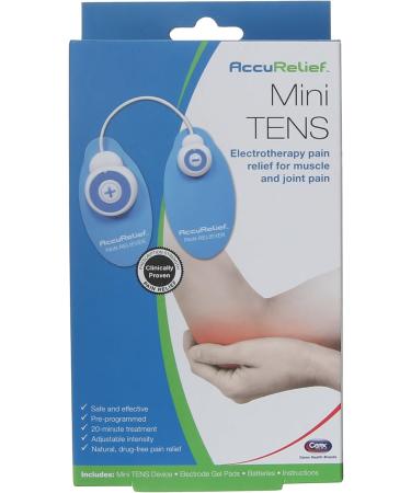AccuRelief Mini TENS Electrotherapy Pain Relief System - Fast, Portable Pain Relief - Buy Online on GoSupps.com