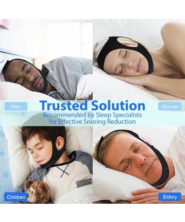 Chin Straps for Snoring - Effective Anti Snoring Devices - Adjustable Anti Snoring Devices - Soft and Breathable Anti-Snoring Chin Strap for Men and Women to Stop Snoring - Buy Online on GoSupps.com