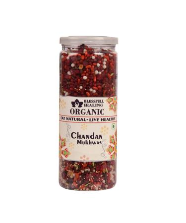 Blessfull Healing Organic Chandan Mukhwas 250 Gram Airtight Container (Packing May Vary)