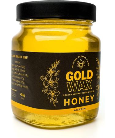 454g Organic Acacia Forrest Bee Honey - GOLDWAX - Buy Online on GoSupps.com