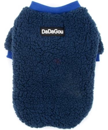 Zunea Winter Coat for Small Dogs | Fleece Warm Dog Sweater & Jacket | Puppy & Cat Clothing | Blue XXL | Perfect for Chihuahuas & Pets - Buy Online on GoSupps.com