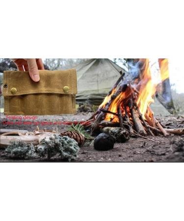 JK Portable Camping Seasoning Storage Bag - 9 Spice Jars for Camping, Parties, and BBQs (Khaki) - Buy Online on GoSupps.com