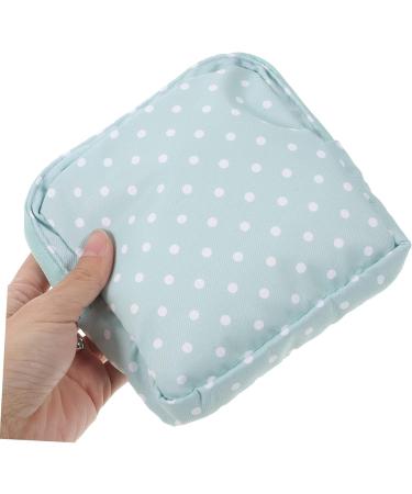ABOOFAN 2ST Aunts Towel Pocket Wallet & Cosmetic Bag - Light Green Makeup & Hygiene Organizer (16x15x2cm) - Perfect for Menstruation & Travel - Buy Online on GoSupps.com