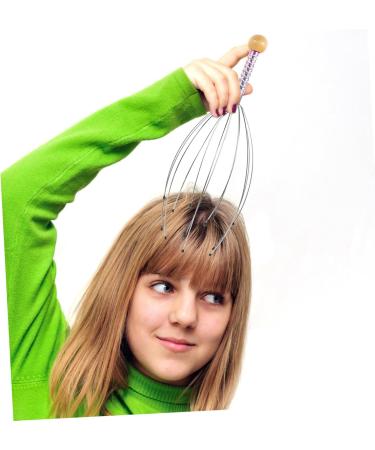 Shop TOVINANNA Multifunctional Head Massage Device - Portable Octopus Massage Tool in Pink | Relax & Rejuvenate Anywhere - Buy Online on GoSupps.com