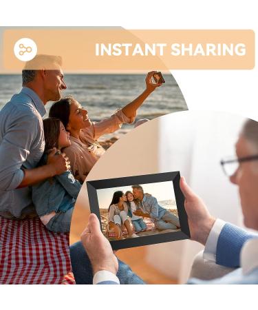 AUZNCU 10.1 WiFi Digital Photo Frame | 16GB Memory | HD IPS Touch Screen | Frameo App Compatible - Buy Online on GoSupps.com