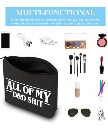 D&D Dice Pouch - All-in-One Dungeons & Dragons Accessory Bag | Black DD Dice Bag for International Shipping - Buy Online on GoSupps.com