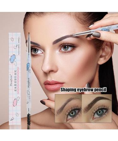 Waterproof Eyebrow Pencil - Eyebrow Definer Pencil - Eyebrow Makeup for Strong Shape and Silky Color Double Head Design Eyebrow Pencil for Parties and Daily Use Rowces 06 Light Blue - Buy Online on GoSupps.com