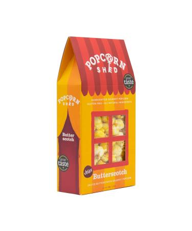 Popcorn Shed Butterscotch Gourmet Popcorn Gift Box Gluten Free Natural Vegetarian Movie Night Snack Orange 80 g Butter 80 g (Pack of 1)