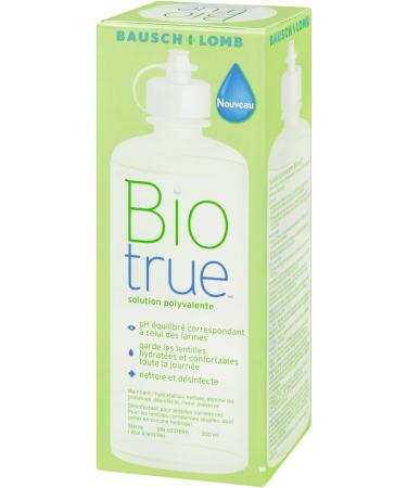 Contact Lens Solution by Biotrue Multi-Purpose Solution for Soft Contact Lenses 300mL (Pack of 1) 300 mL - Buy Online on GoSupps.com