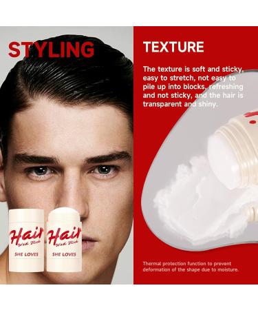She Loves Broken Hair Artifact Anti-Frizz Hair Wax for Kids Men Women Styling Wax Putty to Tame Flyaway Hair Control Product Hair Balm - Buy Online on GoSupps.com