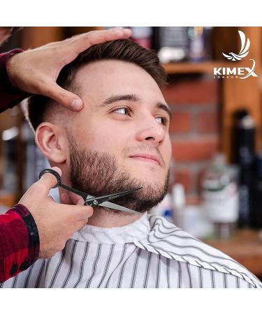 KIMEX LONDON 6 Inch Hair Cutting Scissors - Premium Stainless Steel Razor with Sharp Blade, Salon Quality for Men, Women, Barber, Kids, Adults & Pets - Black - Buy Online on GoSupps.com