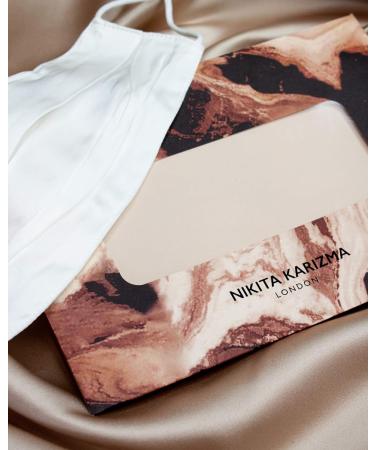 KARIZMA Beverly Hills Silk Face Mask - White Designer Facemask for Women | Washable & Reusable 19 Momme Mulberry Silk Mask - Buy Online on GoSupps.com