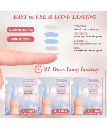 Anicco 27 Pieces UV Nail Polish UV Colour Gel Set Reflective Sparkling Shellac Nail Polish UV Gel Nail Polish Set for Beginners and Professionals 24+3B - Buy Online on GoSupps.com