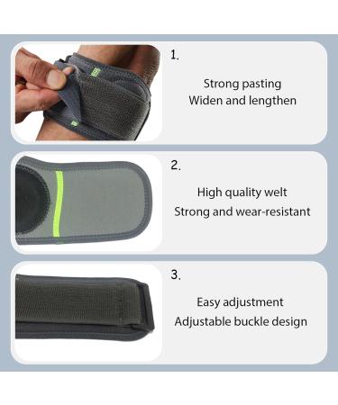 Adjustable Tennis Elbow Support Strap - Pain Relief Brace for Men & Women | Compression Pad for Tennis & Golfers Elbow | Comfortable Support for Sports & Daily Activities - Buy Online on GoSupps.com