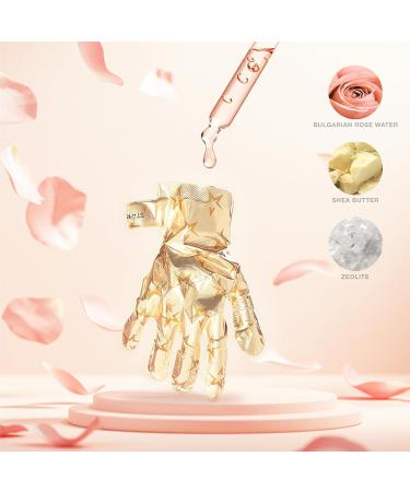 STARSKIN VIP Gold Mask Masque Mains Cor en Revitalisant (3+1) Hydratant et Nourrissant au Beurre de Karit et l Huile de Rose Bulgare Pour Tous Types de Peaux - Buy Online on GoSupps.com
