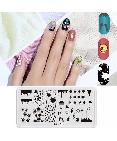 Shop Nice Needed Fireworks Nail Art Stamps - 6 Animal Templates & Starry Sky Design for Stunning Nail Art - Buy Online on GoSupps.com