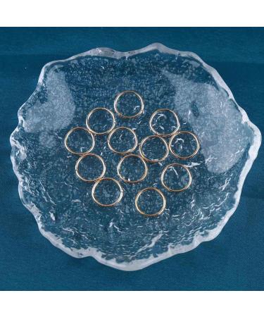 YHEAKNE Boho Tribal Circle Hair Ring Set | Gold Braid Rings & Dreadlock Decorations for Women & Girls - Buy Online on GoSupps.com