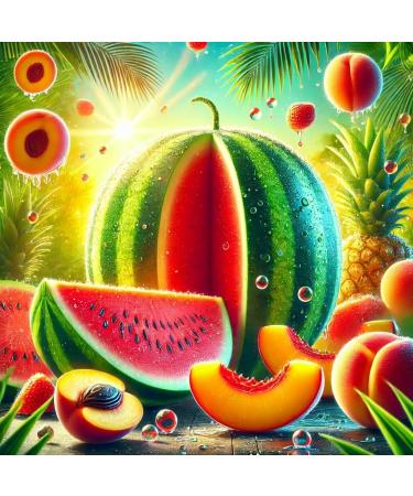 Past que-p che Watermelon-Peach ar me concentr - Vegan - Sasami - 10 ml - Buy Online on GoSupps.com