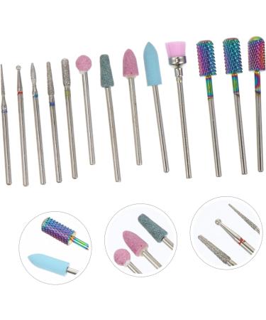 Ipetboom 1 Nail Drill Set Nail Bit Gel for Nails Diamond Drill Bits Pedicure Drill Bits Manicure Tools Nail File Bit Nail Polish Gel Ceramic Nail File Ceramics Suite Corundum - Buy Online on GoSupps.com