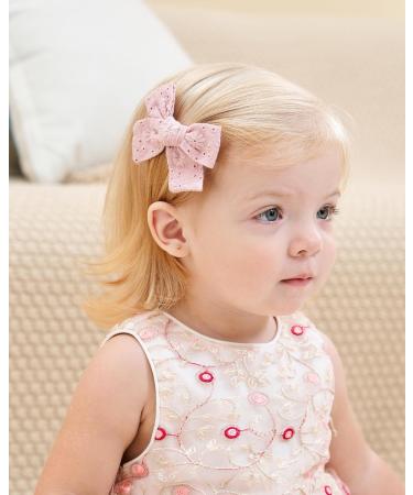 Jollybows 20pcs Baby Girl Hair Bows Clips | Fully Lined 3.5 Barrettes | Hair Accessories for Kids & Teens - Buy Online on GoSupps.com