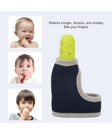 Soft Silicone Baby Glove - Breathable Adjustable Thumb Cuff Suction Control - Yellow - Buy Online on GoSupps.com