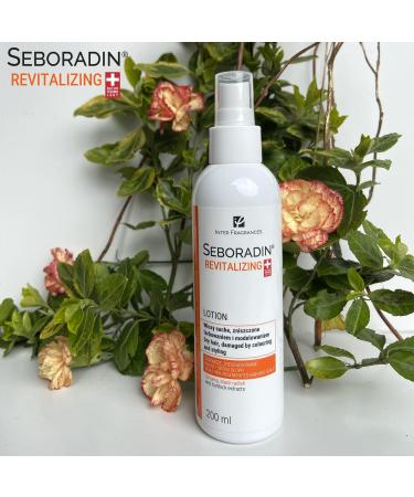 Seboradin Revitalizing Lotion Antibacterial for Men and Women Natural Extracts for Damaged Hair with Ginseng 200 ml - Buy Online on GoSupps.com