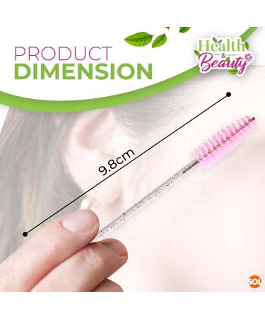 200pk Eyelash Brush Spoolie Disposable Eyebrow Brush & Mascara Wands Lash Brushes Spoolies for Lash Extensions Makeup Tool Lash Brush Pink Eyelash Brushes Eyelash Spoolies to Avoid Mascara Clumps - Buy Online on GoSupps.com