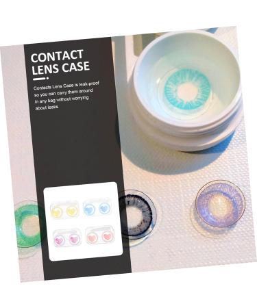Solustre 8-Piece Contact Lens Container Set | Cosmetic Lens Organizer & Storage Box | Ideal for Clinics - Buy Online on GoSupps.com