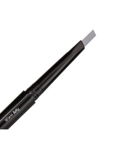 Eye Embrace Warm Betty: Light Gray Eyebrow Pencil   Waterproof  Double-Ended Automatic Angled Tip & Spoolie Brush  Cruelty-Free