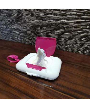 Hand Mouth Wet Wipe Box Portable Refillable Baby Wipes Dispenser Holder Wipes Carrying Cases for Travel Tissue Box Red - Buy Online on GoSupps.com