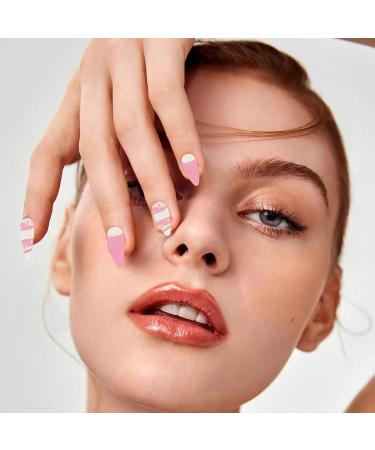 Gel Nail Strips Nail Polish Stickers - Semi-Cured Nail Wraps for Gel Polish - Gel Nail Strips Long Lasting Shiny Nail Strips Easy to Apply and Remove 0178 - Buy Online on GoSupps.com