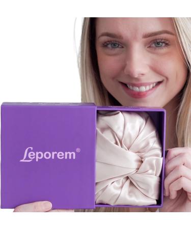 100% Mulberry Silk Sleep Cap | Breathable 2-Layer Night Bonnet for Haircare | Pink Nightcap - Buy Online on GoSupps.com